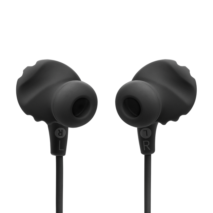JBL Endurance Run 2 Wireless - Black - Waterproof Wireless In-Ear Sport Headphones - Back image number null